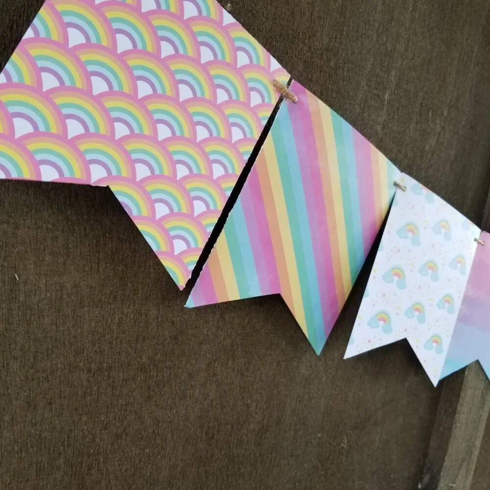 Rainbow Party Set with Confetti